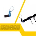 thumbnail image 4 of VONKY Wide Angle Mirror Rearview Glass Handy Installation Supplies Decoration Mirrors Decorative Accessories Handlebar Cycling Bike Blue 1Set, 4 of 6