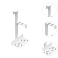 thumbnail image 2 of Bunblic PC Computer Case Holder Main Frame Stable Universal under Desk PC Mount Computer Holder for Wall School Home White, 2 of 8