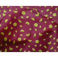 thumbnail image 4 of oneOone Silk Tabby Fabric Lemon Slice Vegetable Printed Fabric 1 Yard 42 Inch Wide, 4 of 4