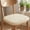 Beige, variante sur ZZkhGO Housses de Siège de Chaise de Salle à Manger Extensibles en Velours Épais, Housse de Coussin de Chaise de Cuisine à Cornes Courbées Élastiques, Housse Protectrice Amovible et Lavable pour Chaises en Bois Tabourets de Restaurant, Gris