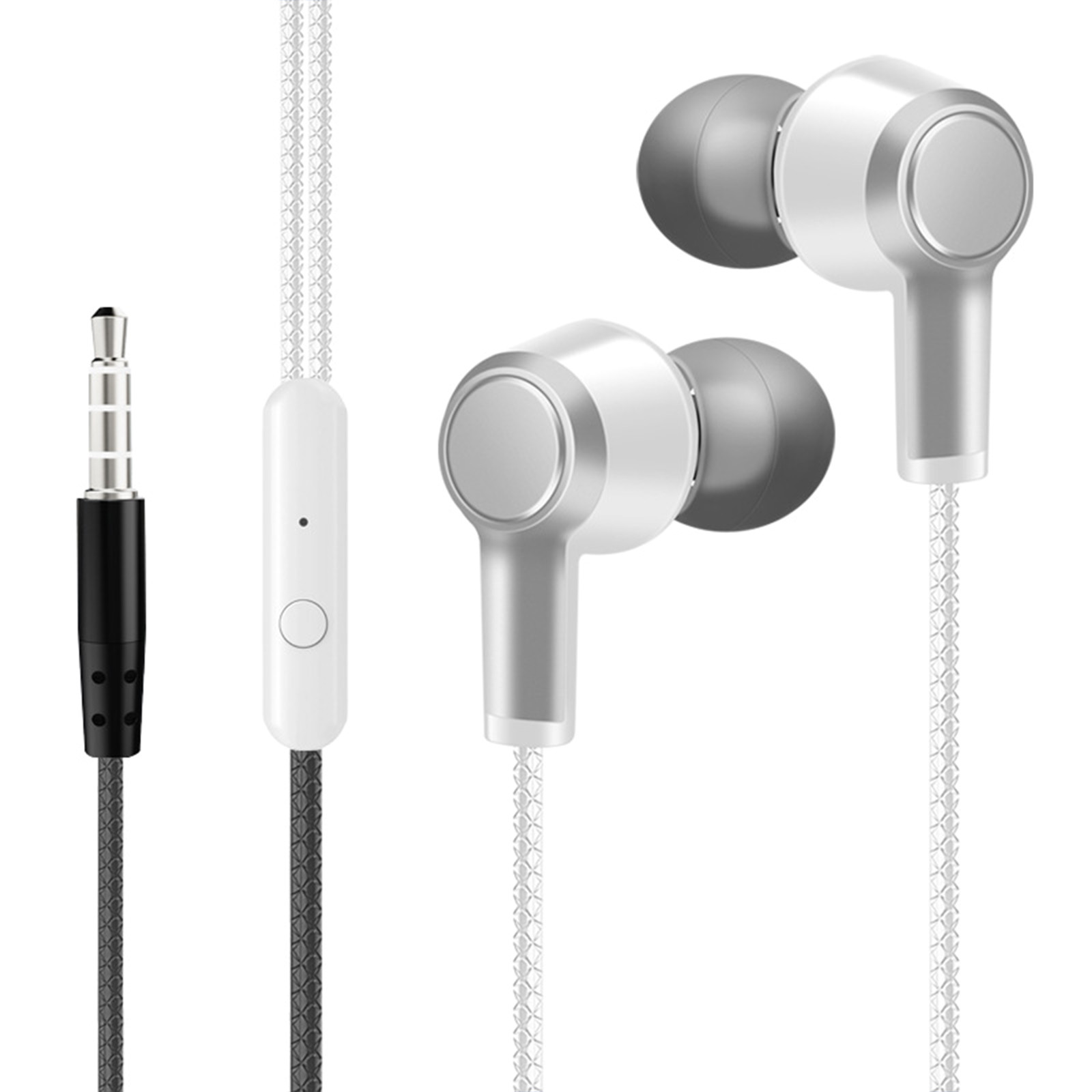 WIFKLSIIPG Earphones in Ear Headphones with Microphone 3.5mm Wired Earbuds for Ios and Android Smartphones Laptops Mp3 Gaming Walkman