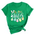 thumbnail image 2 of RKSTN Tops for Women 2024 Casual Été en Vrac Grande Taille Pâques Blouse Imprimée Graphique Tops Mode Col Rond Manches Courtes T-shirt, 2 of 4