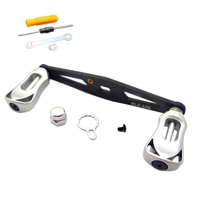 Baitcasting Reel Rocker Handle Carbon Fiber Gripping Pill Rocker Handle With Bearing For DAIWA Straight Board Reel Accessories