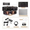 thumbnail image 3 of DJ Controller Bag, 22x7x11.5in DJ Controller Case with Shoulder Strap for Travel, 3 of 7