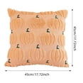 thumbnail image 2 of Halloween Pumpkin Pillow Cover 45x45CM Plus H Fabric 3D Velvet Pattern Multiple Colors for Home Sofa Bed Decorative, 2 of 6