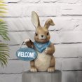 thumbnail image 4 of Hometrends Décoration de jardin d’un lapin de bienvenue, 4 of 4