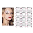 thumbnail image 3 of 24 Shapes Eyebrow Stencils, Reusable Makeup Template Draw Accurate Brows For Women, 3 of 8
