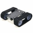 thumbnail image 1 of Robot sur Chenilles Robot Smart Car Platform Kits Robotiques Robot Tank Crawler Châssis Kit de Bricolage Solide Robot Plate-Forme Réservoir Mobile Plate-forme Robotisée Jouet Plate-forme de Remplacement pour Arduino, 1 of 8
