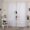 thumbnail image 4 of 2pcs Sheer Net Curtains Panels Drop Modern Eyelet Plain Solid Filtering Window Drapes for Bedroom Livingroom Home, 4 of 5