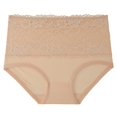 thumbnail image 3 of XZNGL Womens Underwear High Waisted Breathable Lace Trimmed Solid High Waisted Triangular Underwear for Women High Waist Underwear Women Underwear High Waist Womens High Waisted Underwear, 3 of 4