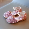 thumbnail image 1 of Pearl Bowknot Girls First Walking Sandals with Secure Flexible Sole Design for Early Toddler Development, 1 of 2