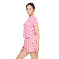 thumbnail image 4 of No Boundaries Women's Sleep Short 2-Piece Set, 4 of 6