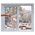 thumbnail image 4 of CHUANK Window Insulation Kit Transparent Easy to Open Plastic Window Wrap for Bedroom Living Room Windows, 4 of 5