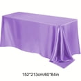 thumbnail image 3 of Seamless Satin Tablecloth Rectangular Silkys Soft Tablecloth Smooths Fabric Table Decoration Suitable For Restaurant Wedding Banquet Party Event Decoration, 3 of 6