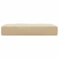 thumbnail image 2 of vidaXL Pallet Cushion Beige Oxford Fabric, 2 of 4