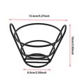 thumbnail image 4 of 3pcs Iron Snack Basket Hollow French Fries Baskets Multipurpose Metal Wire Basket for Living Room Kitchen Restaurant Milk Tea Shop, 4 of 9