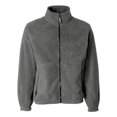 thumbnail image 1 of Sierra Pacific Mens Fleece Full-Zip Jacket, 5XL, Heather Grey, 1 of 1