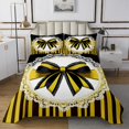 thumbnail image 1 of Erosebridal Cartoon Bow Tie Bedspread Sets King Size, Abstract Geomrtry Bed Quilt, Princess Style Decor, 1 of 5