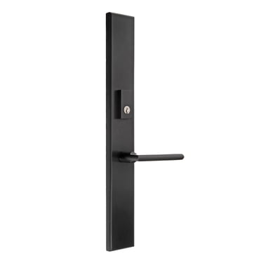 Multi Point Lock Trim Set – Brass 16″x2″ Lucca | Satin Nickel & Black Matte Finish | Active Keyed & Dummy | LH & RH Handed