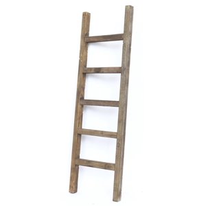 BarnwoodUSA Échelle décorative rustique de ferme - Notre 6 ft Ladder peut être monté horizontalement ou verticalement et est fabriqué à partir de 100% Bois recyclés et reclassifiés Aucun assemblage requis