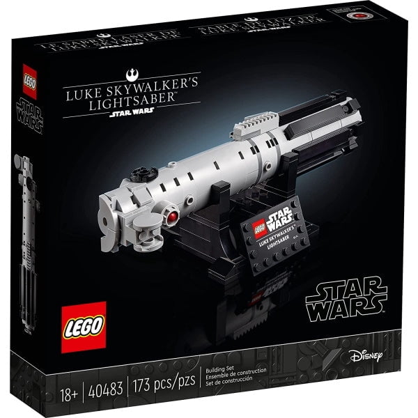 LEGO Star Wars: Luke Skywalker’s Lightsaber - 173 Piece Building Kit [LEGO, #40483, Ages 18+]