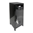 thumbnail image 3 of Small Makeup Storage Cabinet Vertical File Cabinet for Cotton Pad Entryway Black, 3 of 8