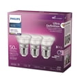 thumbnail image 4 of PHILIPS 4.4W 50W PAR16 Medium Base Ultra High Definition Bright White Dimmable LED Light Bulbs - 3 Pack, 4 of 6