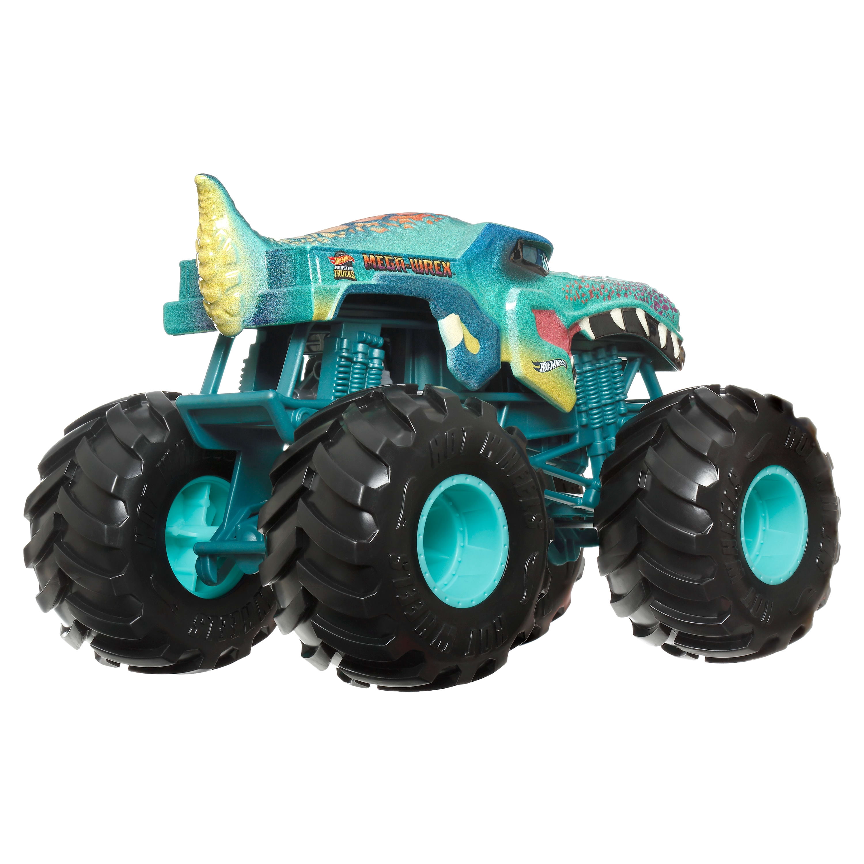 Hot Wheels Monster Trucks, Oversized Monster Truck in 1:24 Scale, Mega-wrex