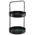 thumbnail image 1 of Cosmetic Cases 2 Tier Countertop Organizer For Bathroom Counter Shelf Serving Tray Cosmetic Perfume Storage Rack Kitchen Rack Bathroom Accessories Organizer Rectangle Black, Cosmetic Cases for Women, 1 of 9