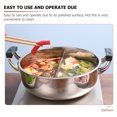 thumbnail image 3 of Dual Handle Hotpot Pot Stainless Steel Divided Hot Pot Multi-function Stockpot Home Accessory, 3 of 9