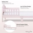 thumbnail image 2 of Dream On Me Sydney Toddler Bed in Blush Pink, Greenguard Gold Certified 53x29x28 Inch, 2 of 6