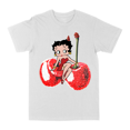 thumbnail image 1 of Betty Boop Cherries White Large T-Shirt, 1 of 4