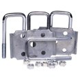 thumbnail image 2 of Dexter Marine Trailer Axle Leaf Spring Plate 81180 Fits 2-3/8 Inch Diameter Round Axles; Galvanized; Set Of 2; With Four U Bolts/Eight Lock Washers/Eight Flat Washers/Nuts, 2 of 5