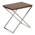 thumbnail image 1 of Kate and Laurel Laraway Table d'Appoint Pliant, 20x14x20, Argent, 1 of 10