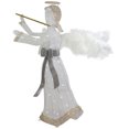 thumbnail image 4 of Northlight 36" LED Lighted Lace Angel with Flute Outdoor Christmas Decoration, 4 of 6