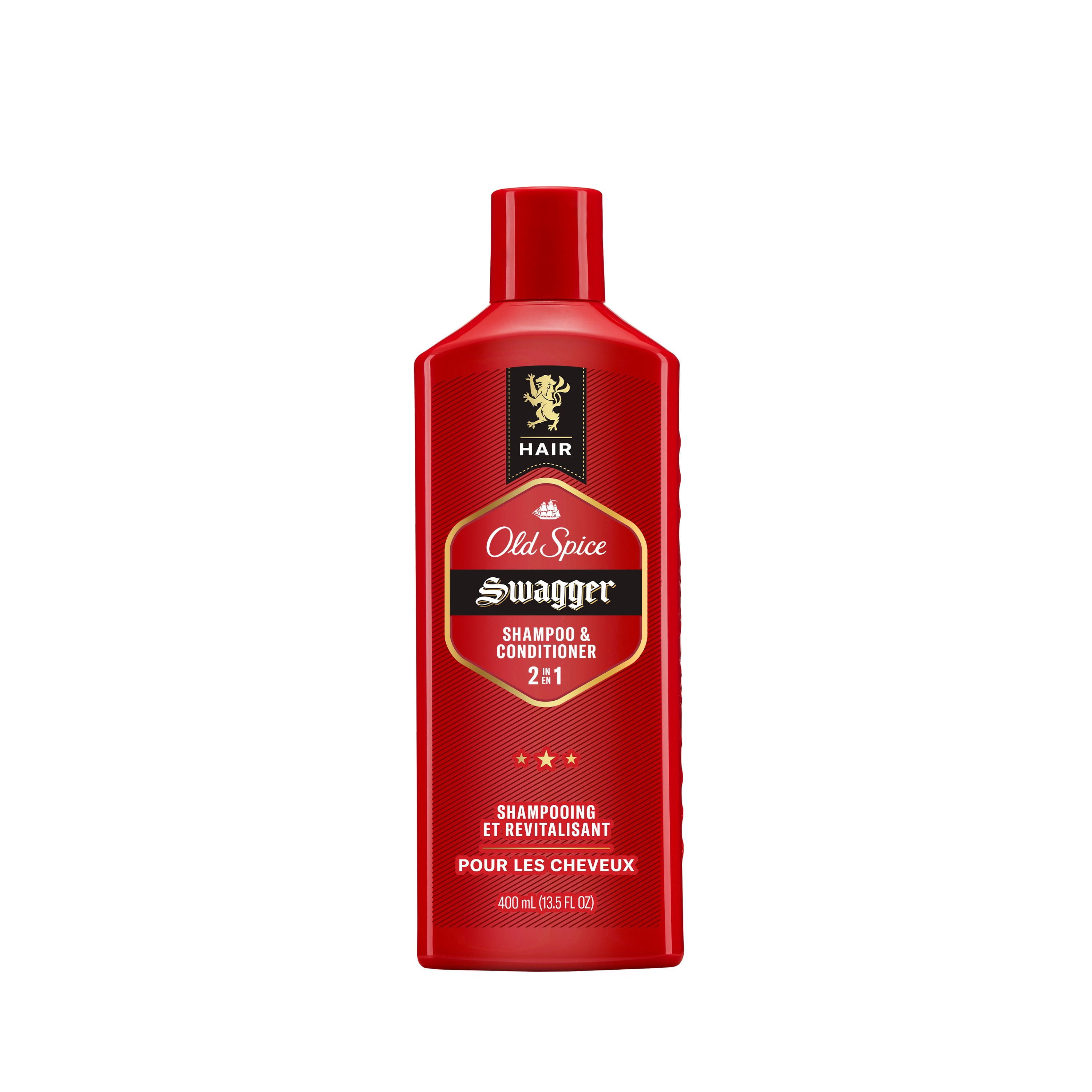 Old Spice Swagger 2en1 Shampooing et Revitalisant pour Hommes