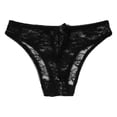 thumbnail image 1 of 1 Pce Culotte Aguichant en Dentelle Florale pour Femmes, String Sans Entrejambe, 1 of 9