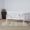 thumbnail image 4 of Banc en bois dur gratté à la main de 4 pieds pour patio extérieur Renaissance Diamond, 4 of 6