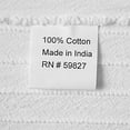 thumbnail image 2 of Beatrice Home Fashions Medallion Chenille Cotton Bedspread Single Solid, 2 of 5