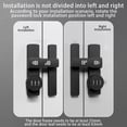 thumbnail image 3 of Hearth & Gear Cabinet Lock With Code Drawer And Closet Lock | Password Code Secure Smart System For Kitchen Workplace Household Dormitory Bedroom Picture Boxes Small Woodworking Clamps Tickler Clamp, 3 of 6