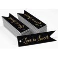 thumbnail image 2 of Inkdotpot Pack Of 50 Real Gold Foil Paper Tags Love Is Sweet Wedding Favor Hang Tags, 2 of 6