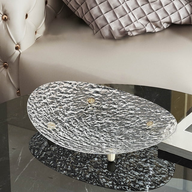 Fridja Sales Fruit Glacier Pattern Fruit Coffee Table Dry Fruit Snack Display Tray Holiday Gifts