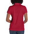 thumbnail image 4 of Hanes Polo de Performance Sport Cool DRI pour Femmes, m, Rouge Foncé, 4 of 4