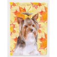 thumbnail image 1 of Carolines Treasures BB9984GF Yorkshire Terrier No.2 Fall Flag Garden Size, 1 of 3