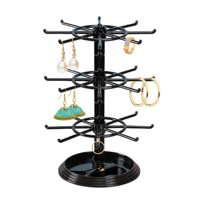 Rotating Jewelry Display Stand Necklace Holder Jewelry Tree Bracelet Stand Display Organizer