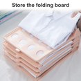 thumbnail image 2 of Lazy Folding Clothes Board Shirt Pants Storage Organizer Wardrobe Clothing Divider Table 10Pcs, 2 of 10