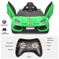 thumbnail image 4 of VOLTZ TOYS 12V Ride on Car for Kids, Official Licensed SVJ 12V Battery Powered Electric Ride-on Car Motorized Toy Vehicle for Children with Remote, Leather Seat, LED Lights and MP3 Player (Green), 4 of 7