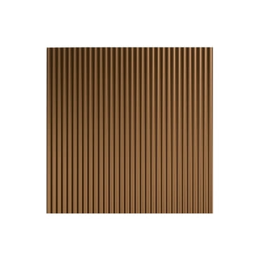 Fasade 12" x 12" Wall Panel Sample Oil Rubbed Bronze Flexible Hypoallergenic