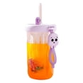 thumbnail image 2 of 500ml Straw Bottle with Handle Filter Design Tea Water Separation Cup Fruit Tea Bottle School Supplies, 2 of 8