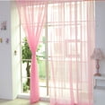 thumbnail image 2 of Fridja 1 PCS Pure Color Tulle Door Window Curtain Drape Panel Sheer Scarf Valances, 2 of 2